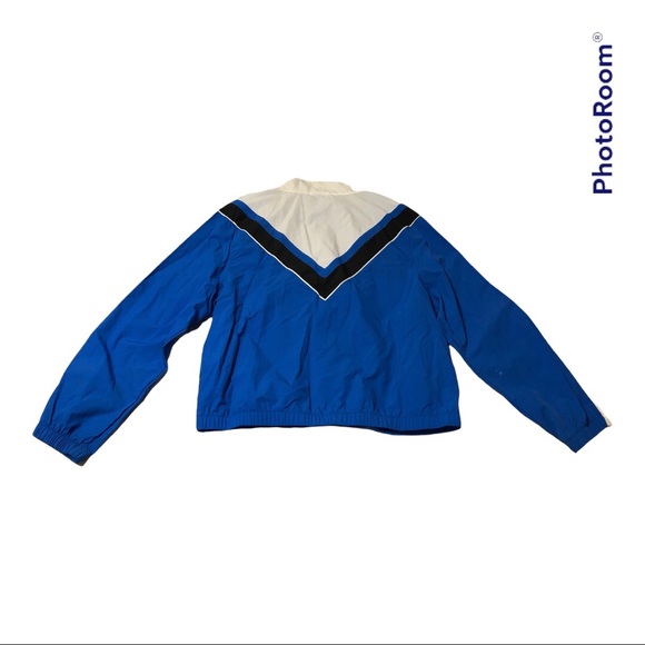 Victoria’s Secret PINK Anorak Windbreaker Jacket Blue with Bling (M/L) - Picture 4 of 16